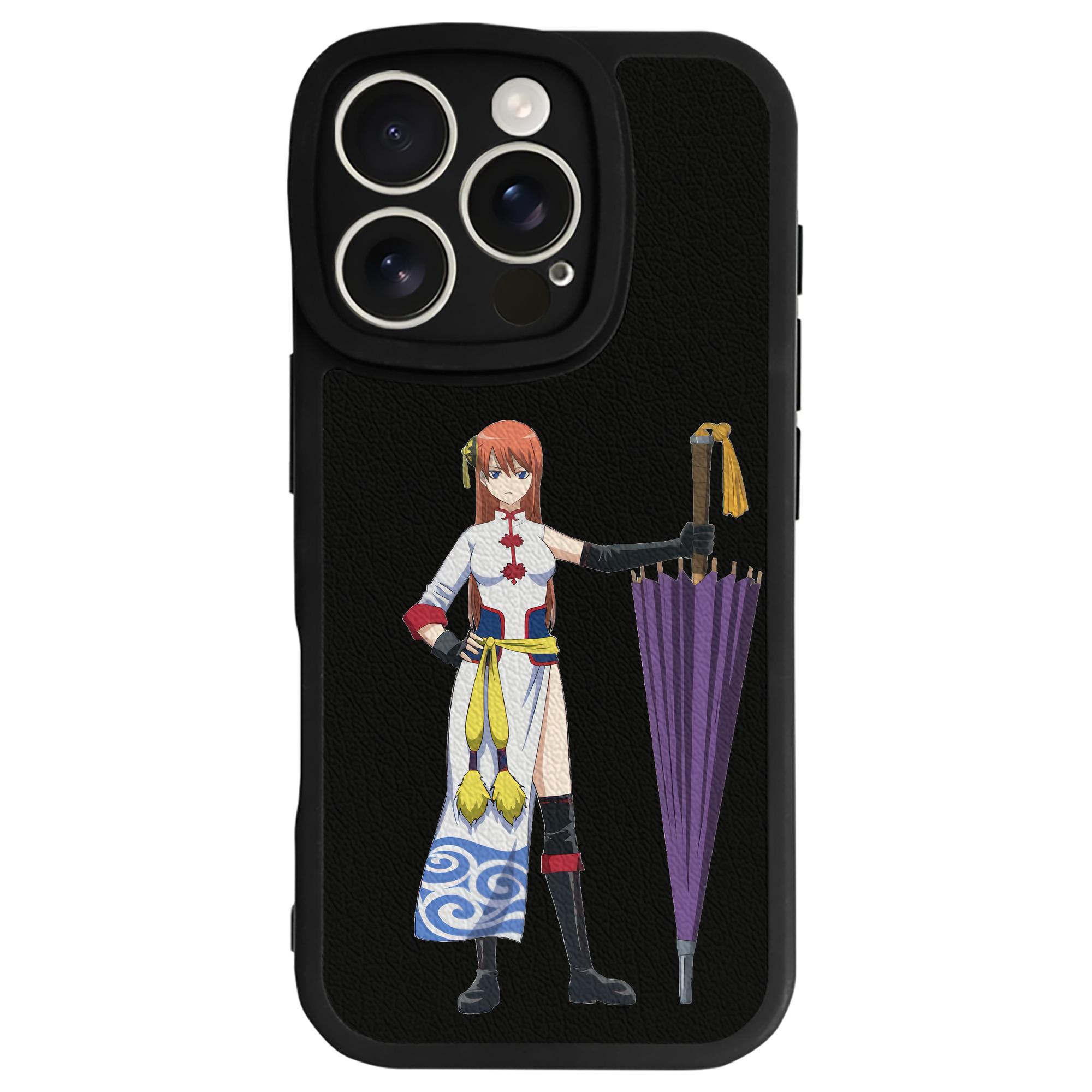 （画像用） ぎんたま 坂田銀時（さかたぎんとき） 神楽 志村新八（しむら しんぱち） GINTAMA Sakata Gintoki Kagura Shimura Shinpachi 【iPhone 16シリーズ対応】シリコンスマホケース（レザー調） 材質：シリコン